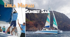 Leila Napali Sunset Sail Kauai